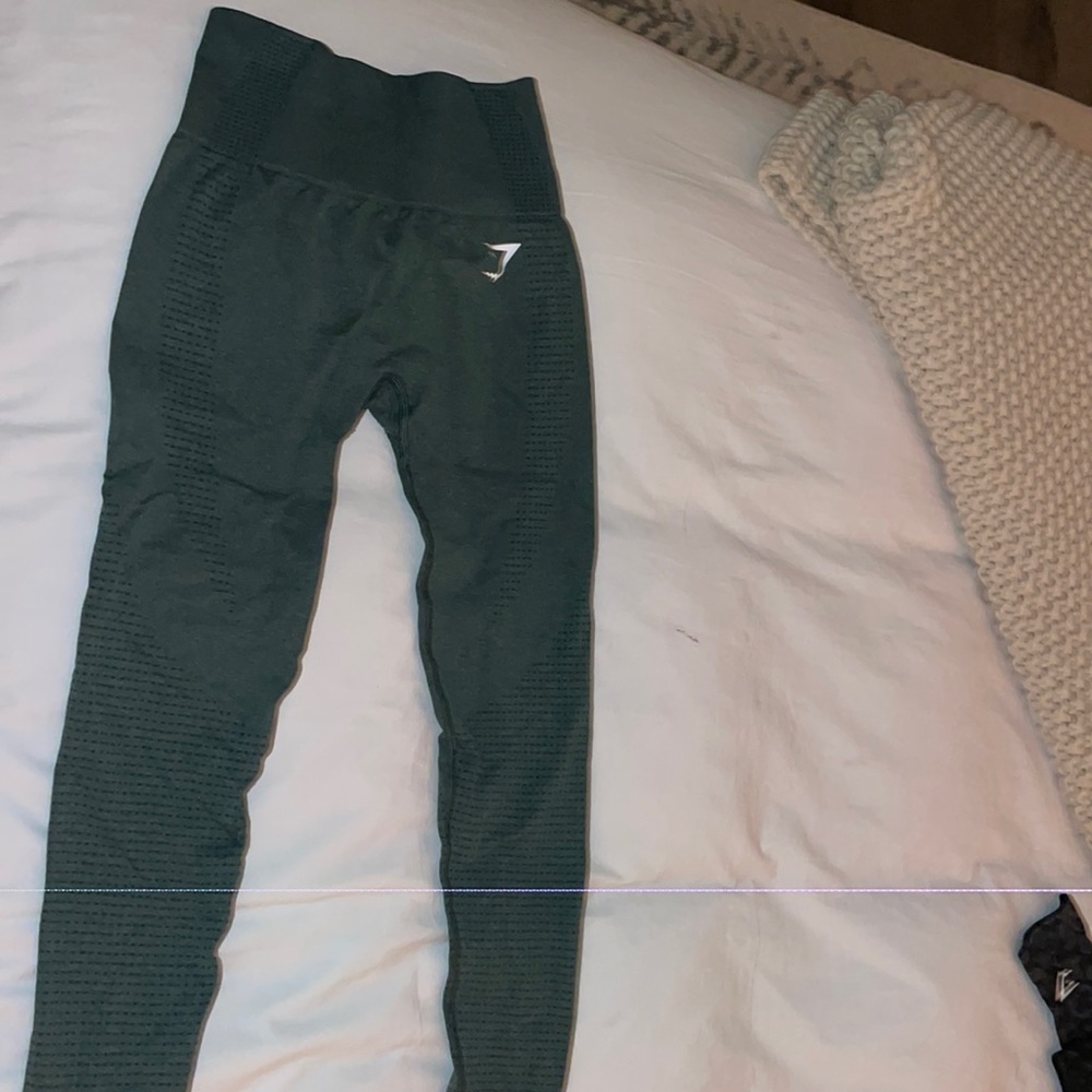 green gymshark leggings